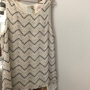 Open back beaded top